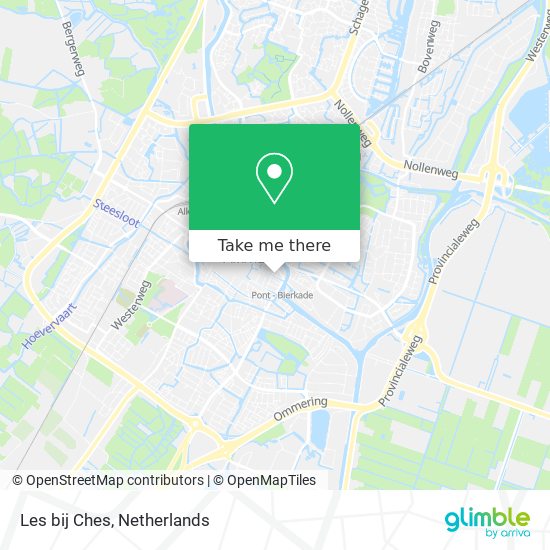 Les bij Ches map