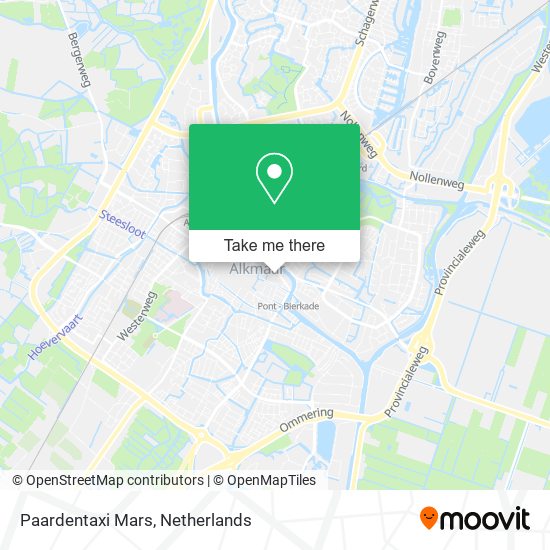 Paardentaxi Mars map