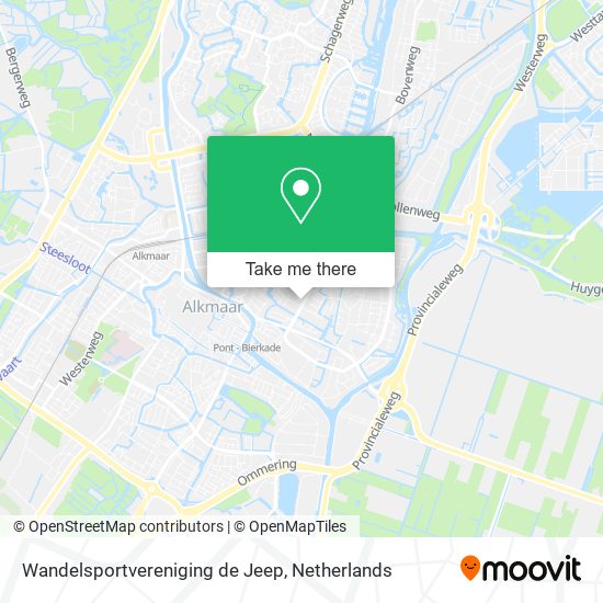 Wandelsportvereniging de Jeep map