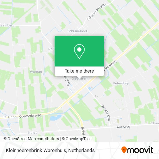 Kleinheerenbrink Warenhuis map
