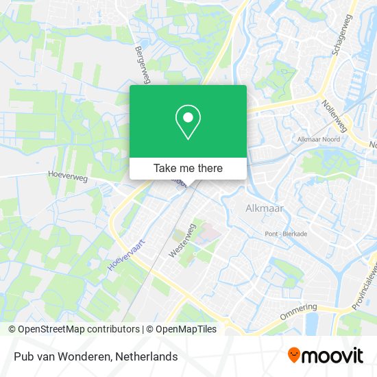 Pub van Wonderen map