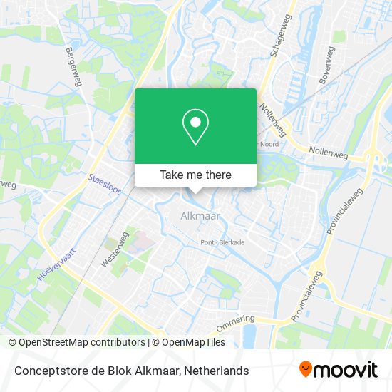 Conceptstore de Blok Alkmaar map