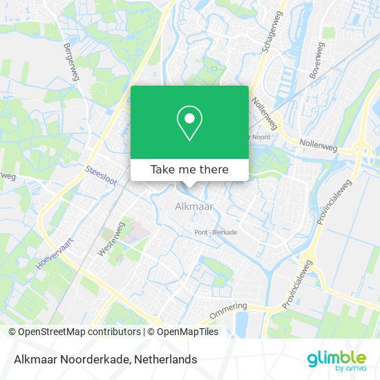 Alkmaar Noorderkade map