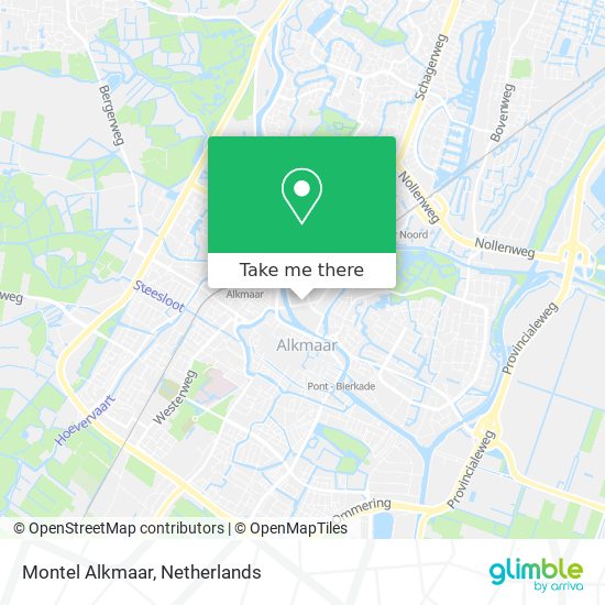 Montel Alkmaar map