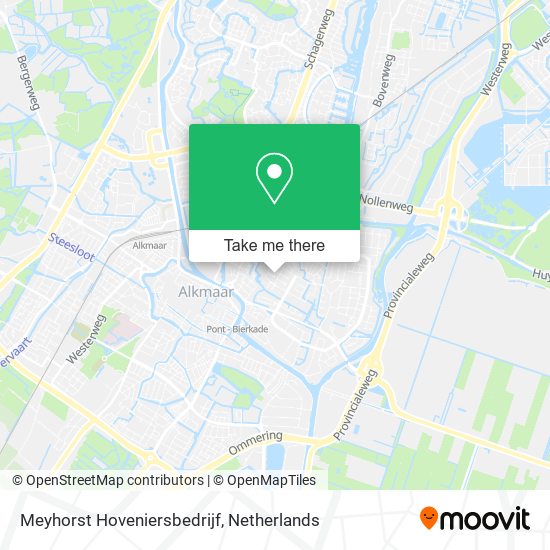 Meyhorst Hoveniersbedrijf map