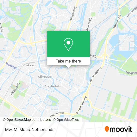 Mw. M. Maas map