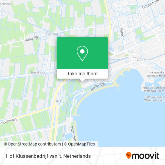 Hof Klussenbedrijf van 't map