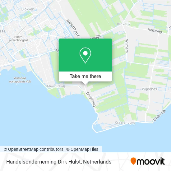 Handelsonderneming Dirk Hulst map