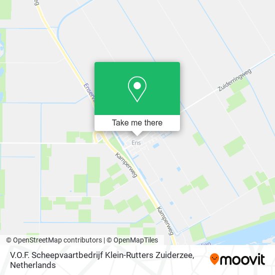 V.O.F. Scheepvaartbedrijf Klein-Rutters Zuiderzee map