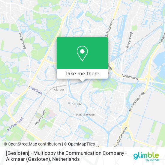 [Gesloten] - Multicopy the Communication Company - Alkmaar map