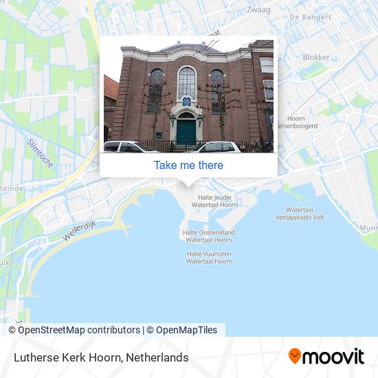 Lutherse Kerk Hoorn Karte