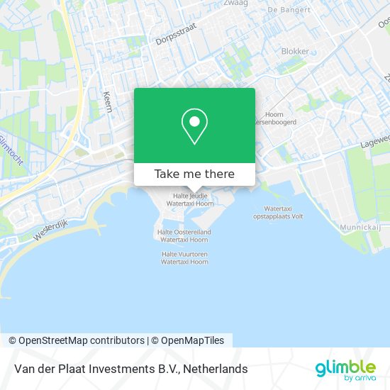 Van der Plaat Investments B.V. Karte