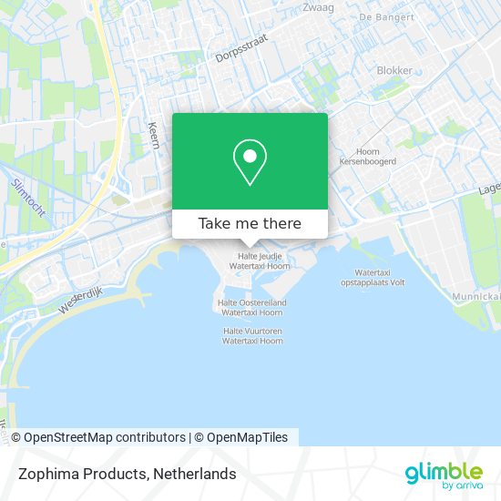 Zophima Products Karte