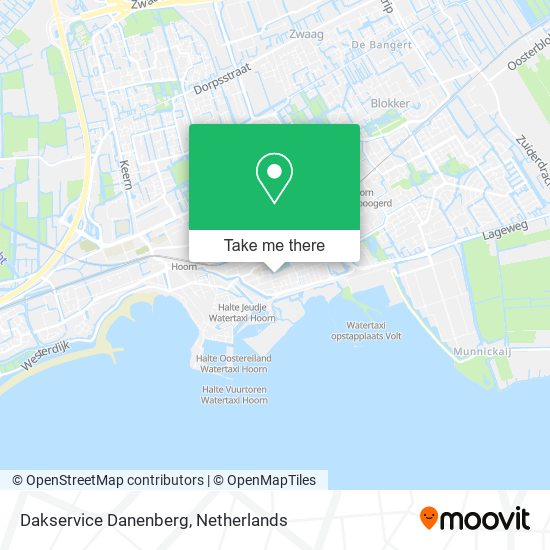 Dakservice Danenberg map