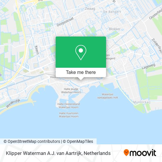Klipper Waterman A.J. van Aartrijk map