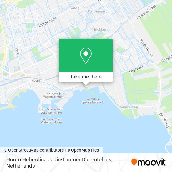 Hoorn Heberdina Japin-Timmer Dierentehuis map