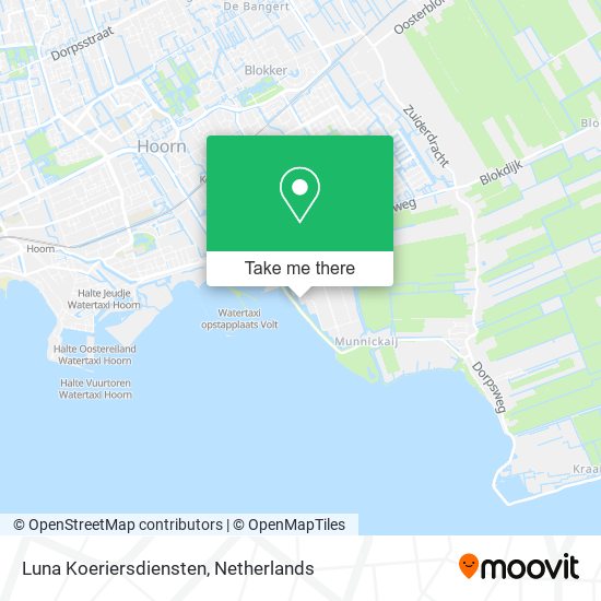 Luna Koeriersdiensten map