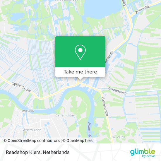 Readshop Kiers map