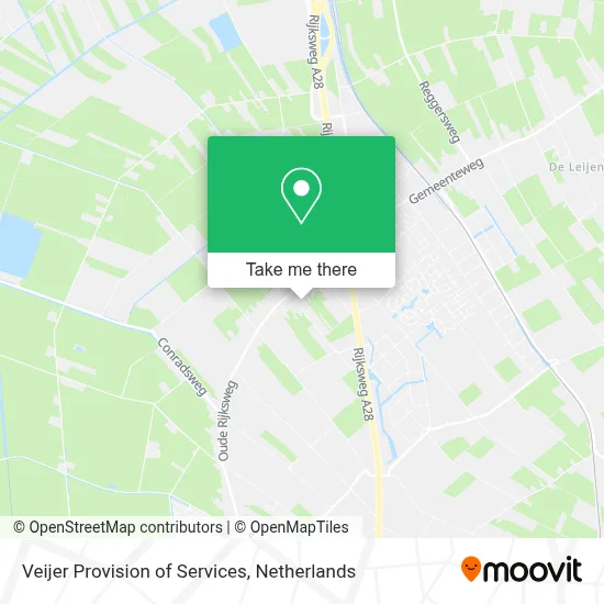 Veijer Provision of Services map