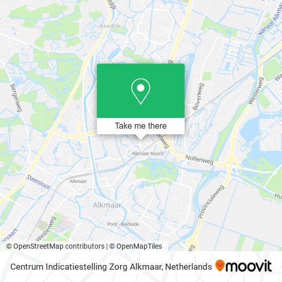 Centrum Indicatiestelling Zorg Alkmaar Karte