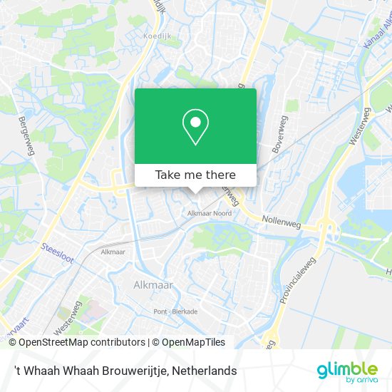 't Whaah Whaah Brouwerijtje map