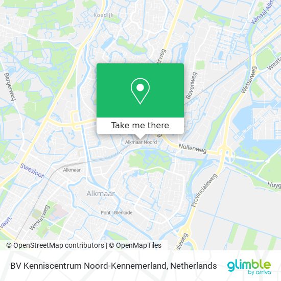 BV Kenniscentrum Noord-Kennemerland Karte