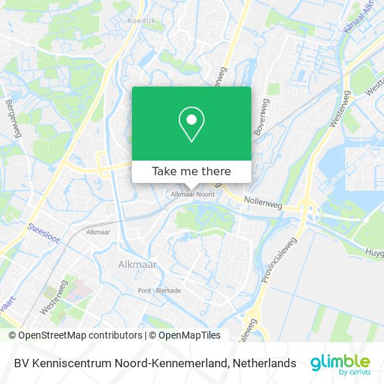 BV Kenniscentrum Noord-Kennemerland map