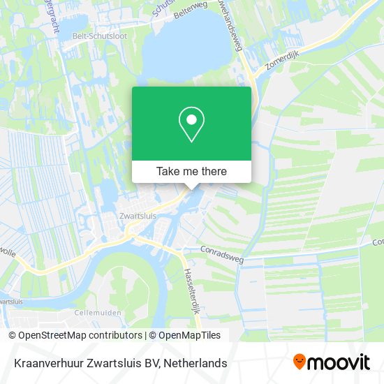 Kraanverhuur Zwartsluis BV map