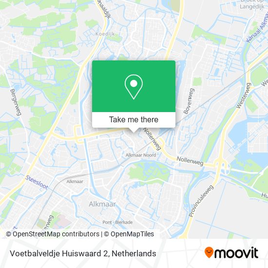 Voetbalveldje Huiswaard 2 map