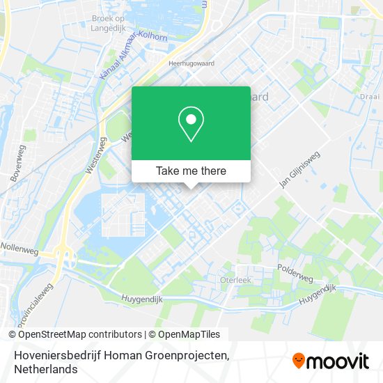 Hoveniersbedrijf Homan Groenprojecten map