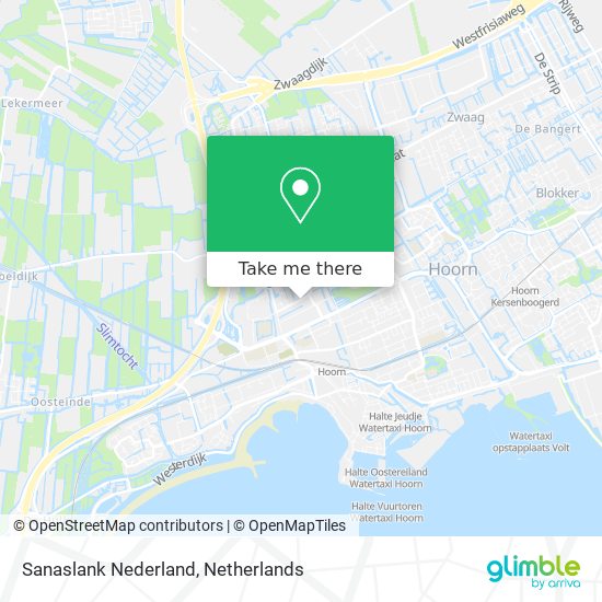 Sanaslank Nederland map