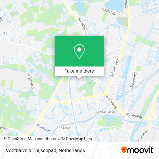 Voetbalveld Thijssepad map