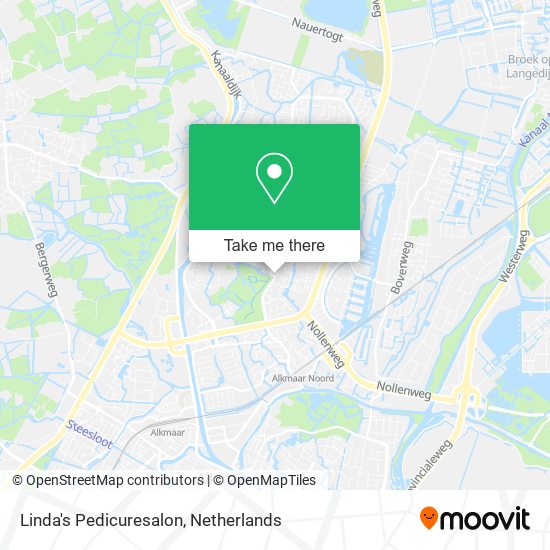 Linda's Pedicuresalon map