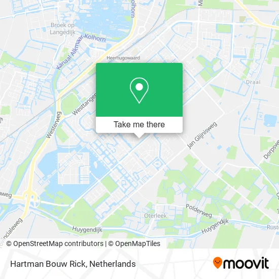 Hartman Bouw Rick map