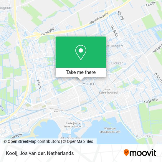 Kooij, Jos van der map