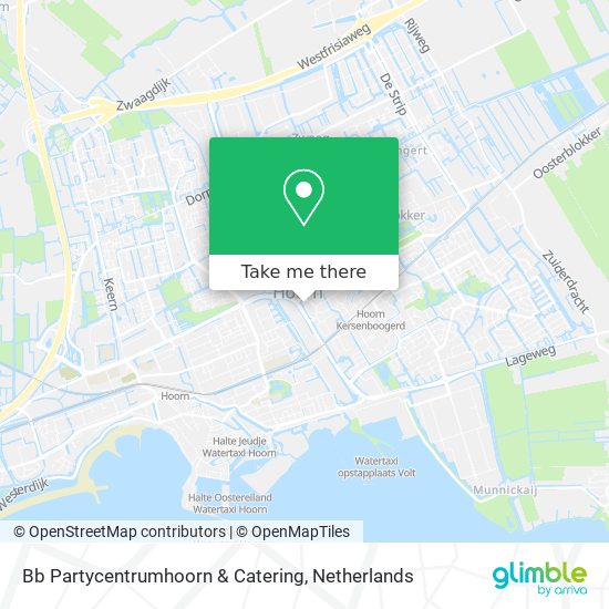 Bb Partycentrumhoorn & Catering map