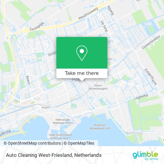 Auto Cleaning West-Friesland map