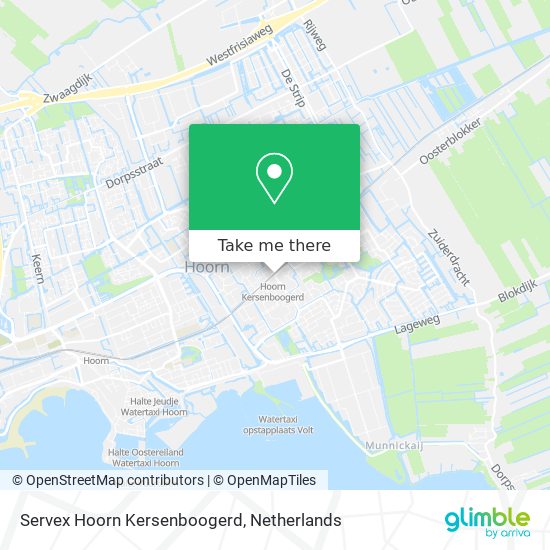 Servex Hoorn Kersenboogerd map