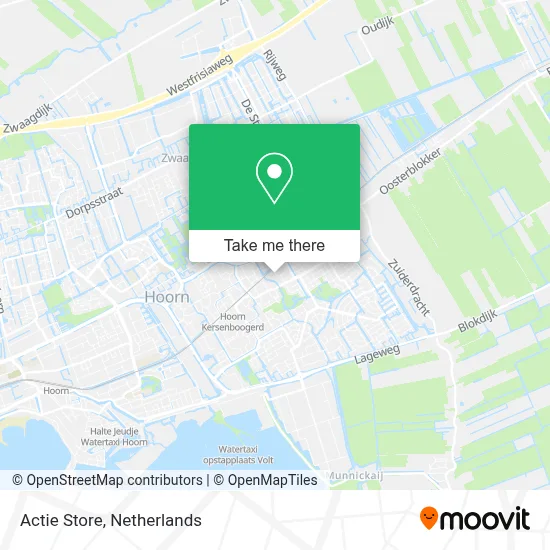 Actie Store map