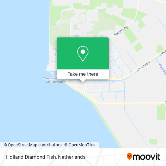 Holland Diamond Fish map