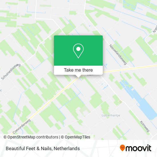 Beautiful Feet & Nails map