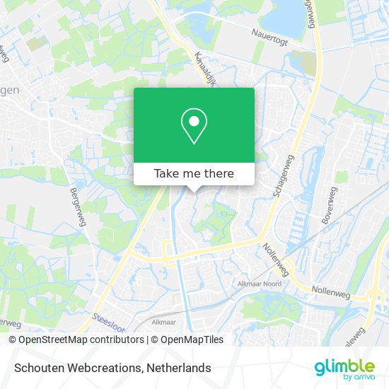 Schouten Webcreations map