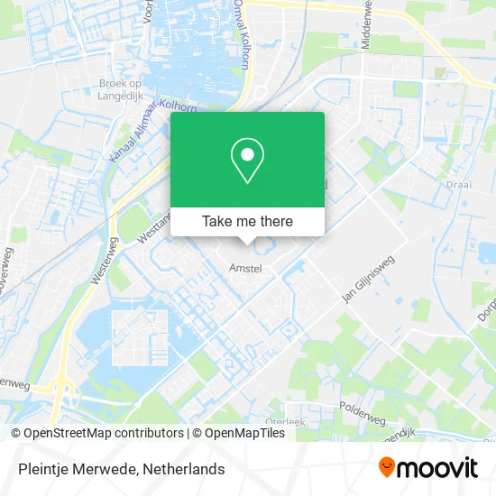 Pleintje Merwede map