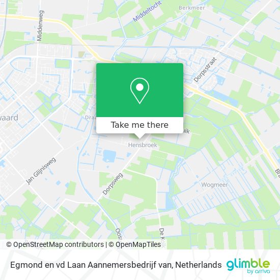 Egmond en vd Laan Aannemersbedrijf van map