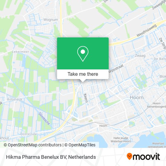 Hikma Pharma Benelux BV map