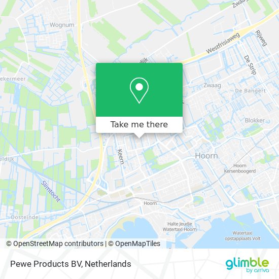 Pewe Products BV map