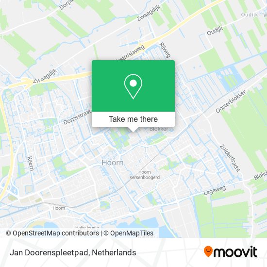 Jan Doorenspleetpad map