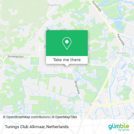 Tunings Club Alkmaar map