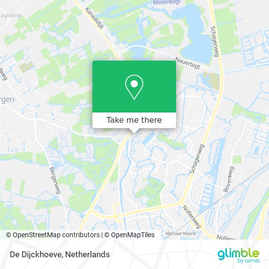 De Dijckhoeve map