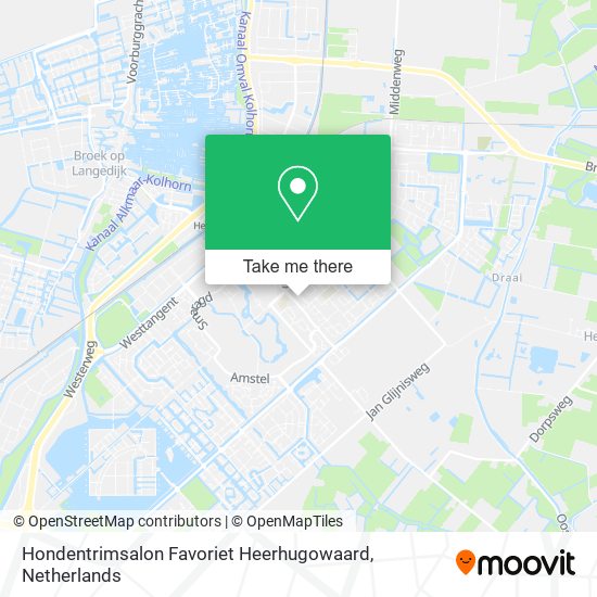 Hondentrimsalon Favoriet Heerhugowaard Karte